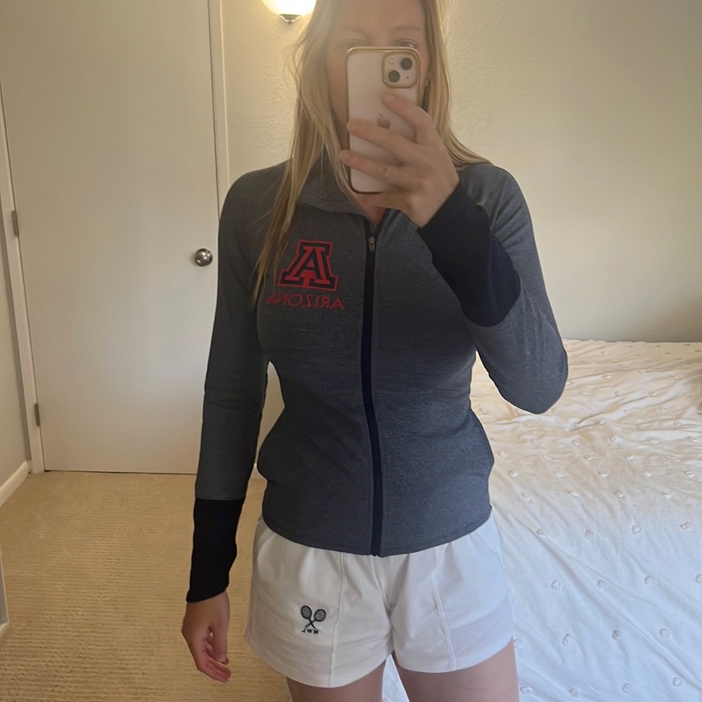 Rivalry threads university of Arizona wildcats track jacket thumb holes small